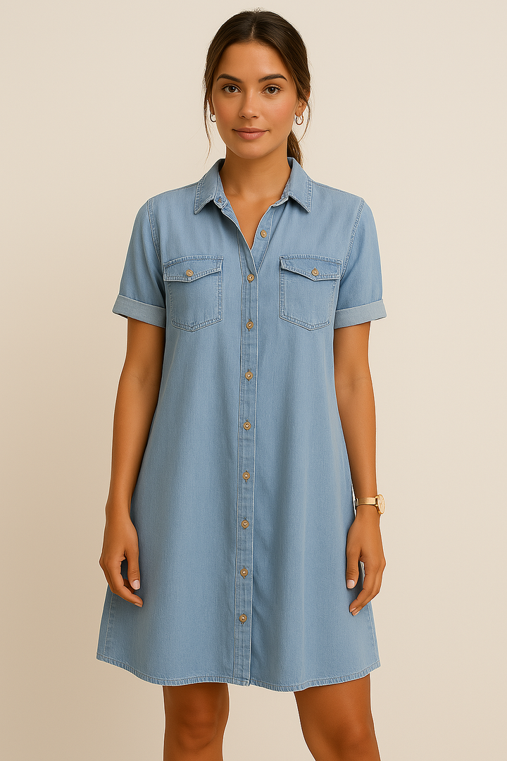 Ava | EasyFit Denim Dress
