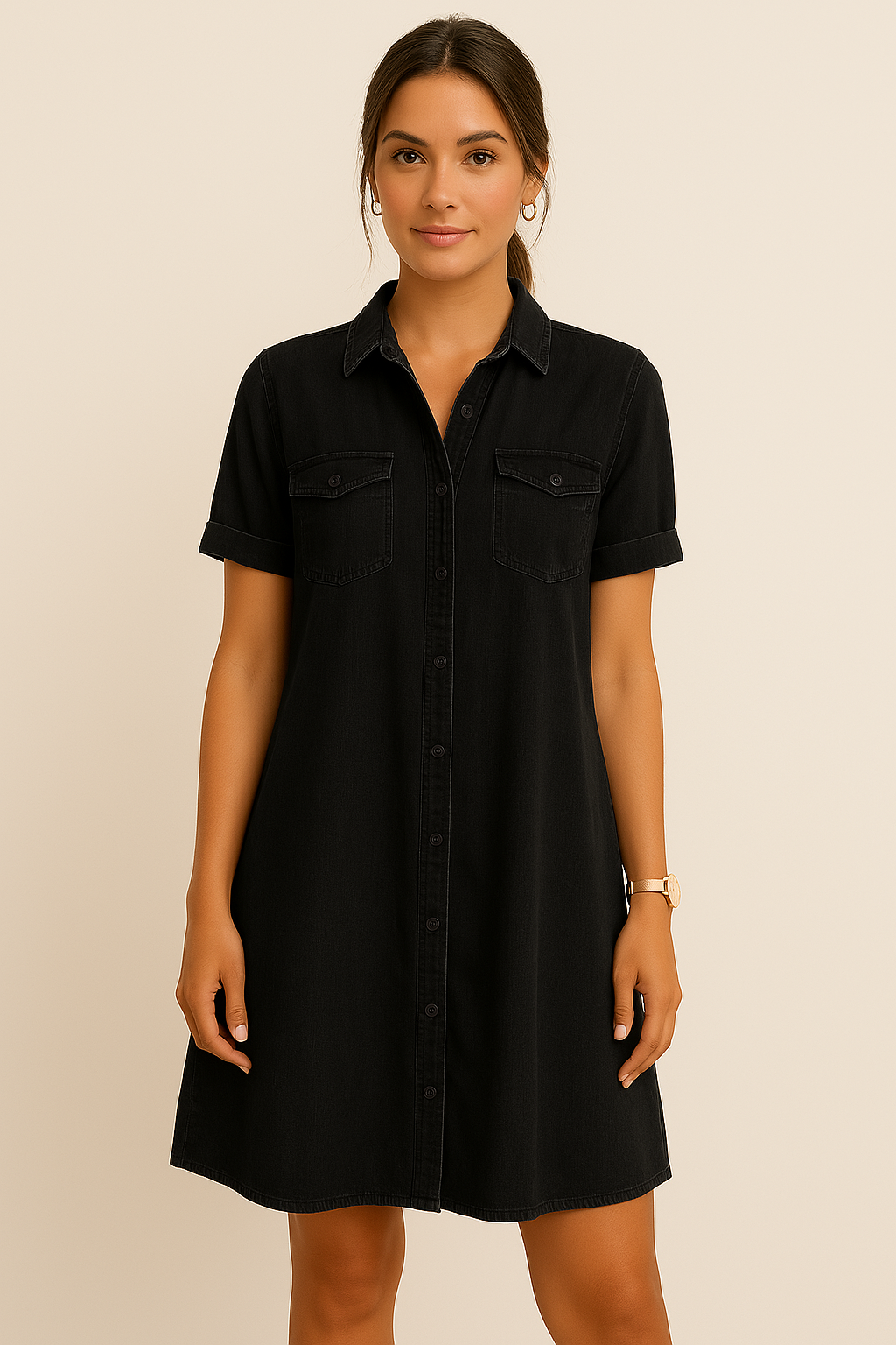 Ava | EasyFit Denim Dress