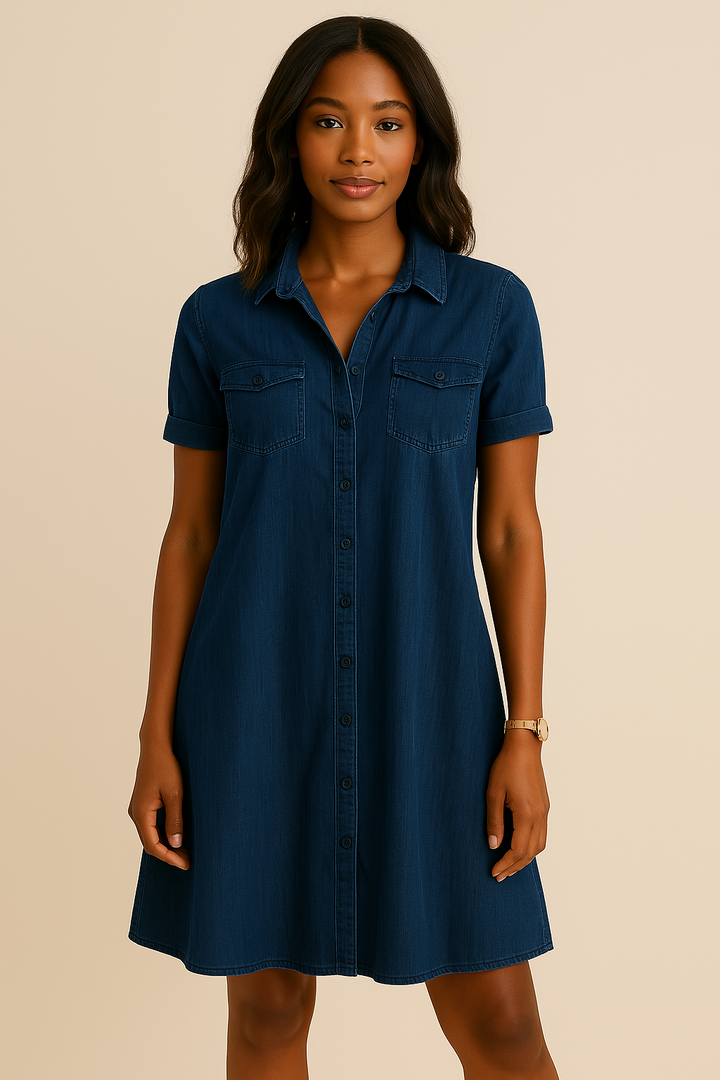 Ava | EasyFit Denim Dress