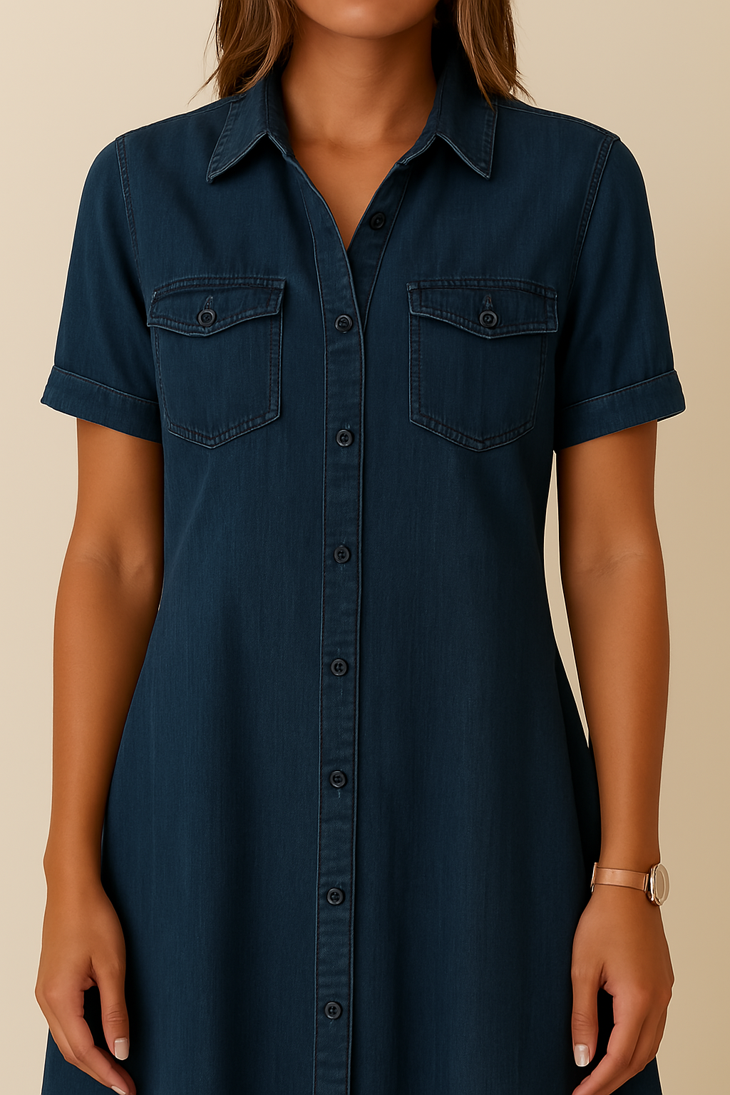 Ava | EasyFit Denim Dress