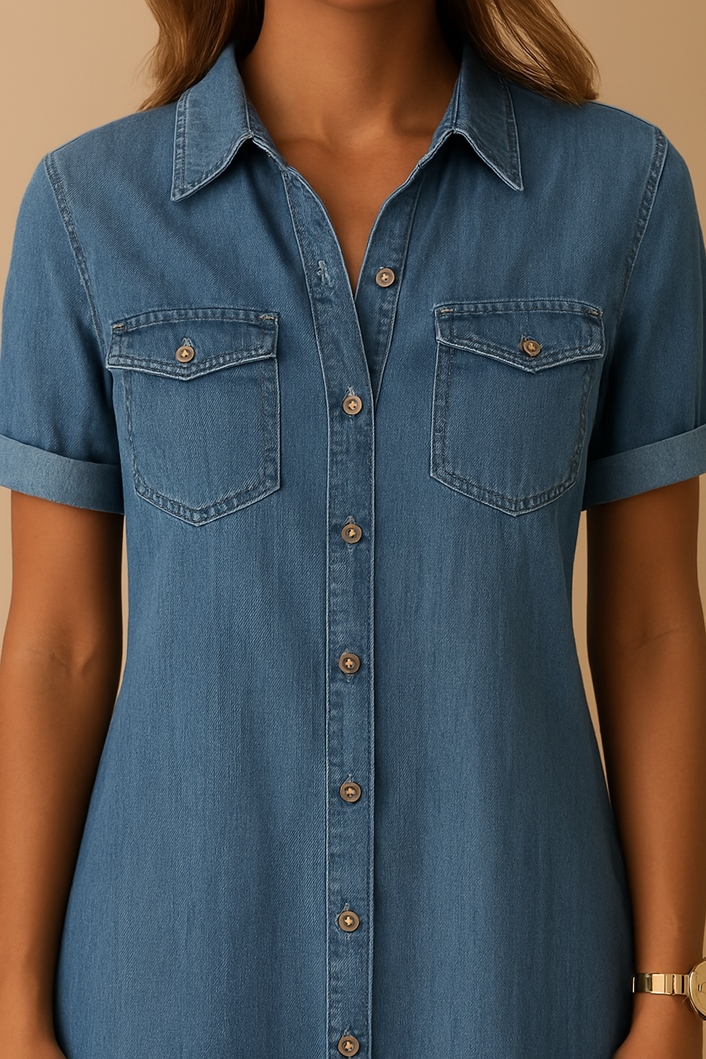 Ava | EasyFit Denim Dress