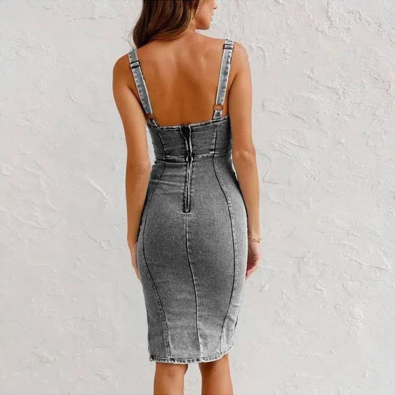 Mandy | Denim Camisole Dress