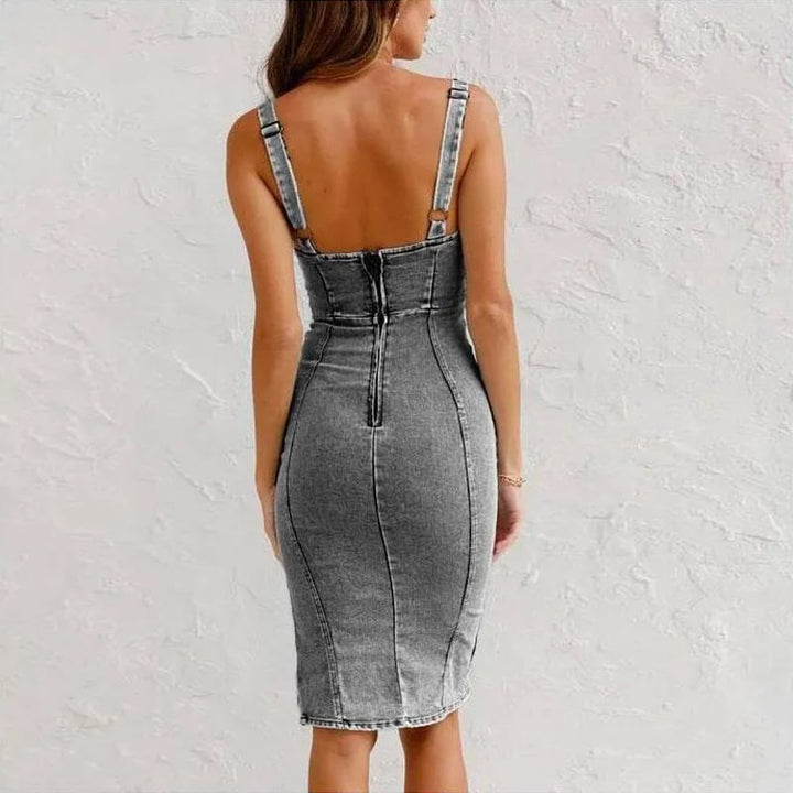 Mandy | Denim Camisole Dress